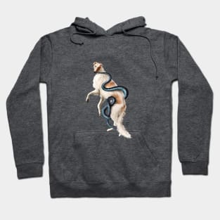 Borzoi & Snake Hoodie